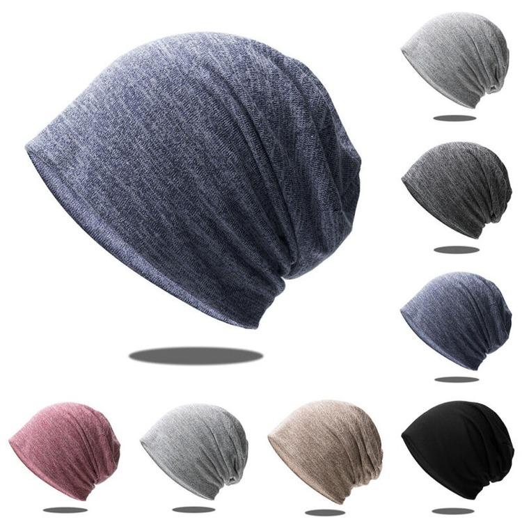 Buy Mens Knitted Slouch Beanie Solid 