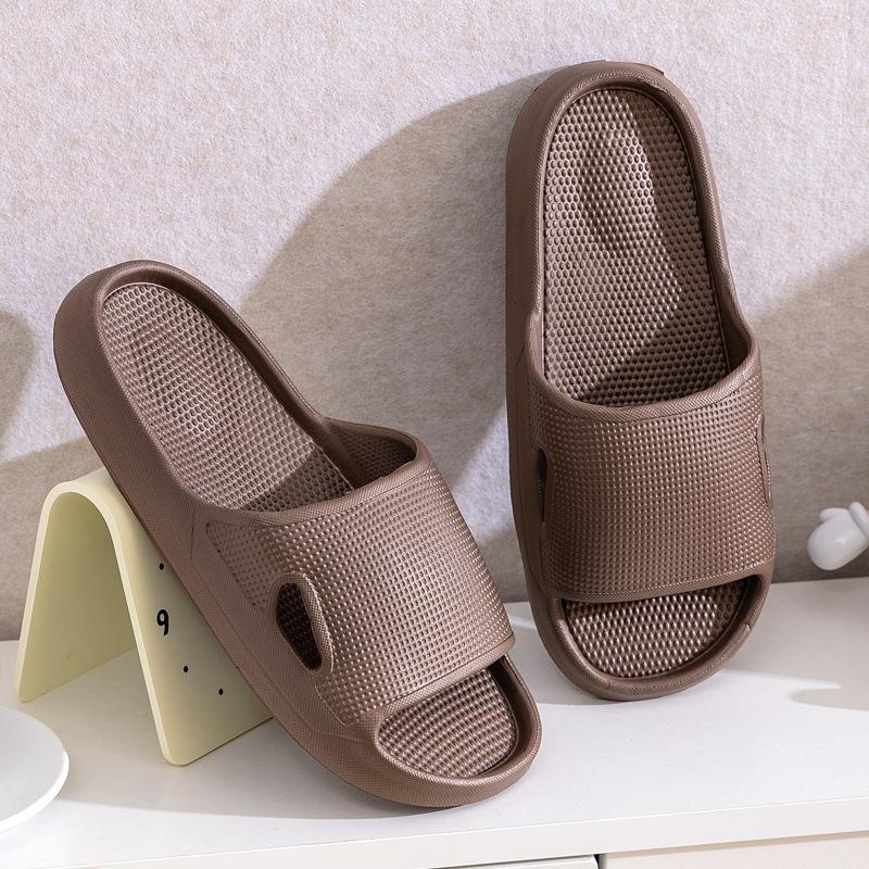 Thick Platform Bathroom Home Slippers 2025 Fashion Soft Sole EVA Indoor Slides Men Sandals Non-slip Women Couples Flip Flops