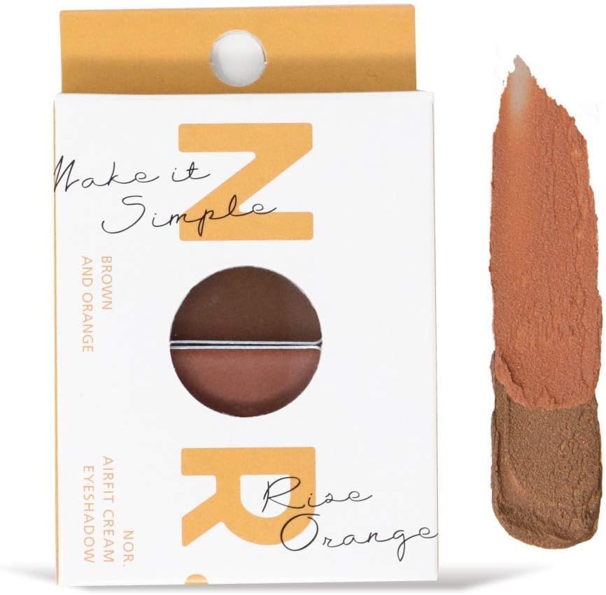 

RO NOR. AIRFITCREAMEYESHADOW Flow Pink Rise Orange City Brown Nude Pink Cassis Red (CASIS RED) ... (Rise Orange)