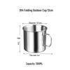 TLXT 316 Stainless Steel Folding Camping Cup