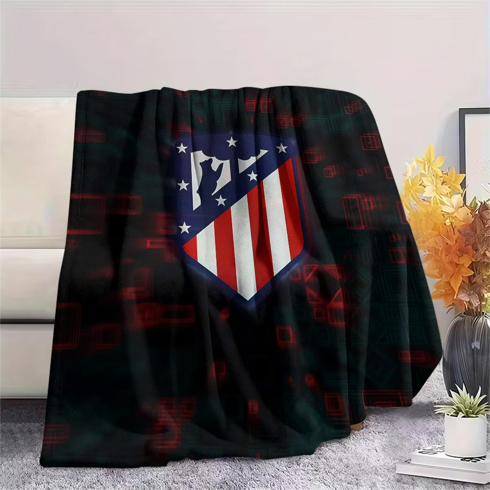 Club Atletico de Madrid Flannel Blanket, High quality Comfortable for All Seasons, Home Decor, Warmth and Comfort