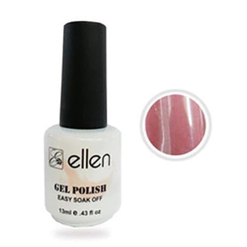 

ellen gel polish BM 013 modern brown nail art
