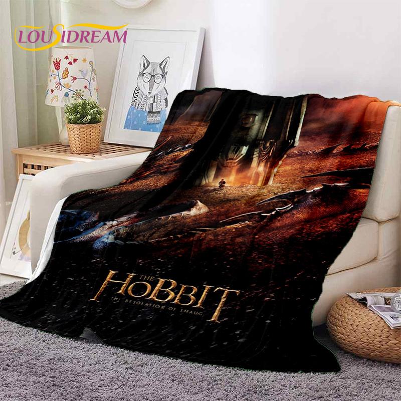 L-Lord of The Rings H-Hobbit Movie Soft Blankets,Keep Warm Throw Blanket Comfortable Blanket for Picnic Beds Sofa Home Bedroom