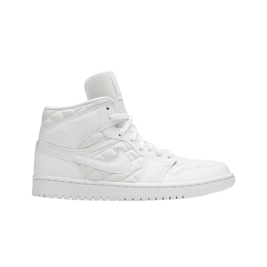 

Jordan 1 Mid Стеганые белые женские кроссовки DB6078-100
