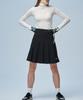 Le Sonnet Minimal Pleated Skirt Black