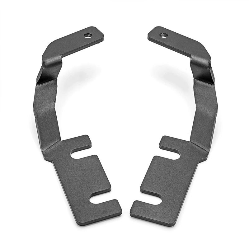 LED Work Lights Mounting Brackets for 2019-2022 Ford Ranger Upper Hood Led Pod Ditch Light Bracket Off-road Fog Lamp Holder