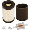 HIFROM Air Filter Pre Filter Fuel Filter kit Compatible with John Deere L105 L107 LA135 LA145 D160 D170 E100 E120 E130 Z335E Z335M Z345R Z355R