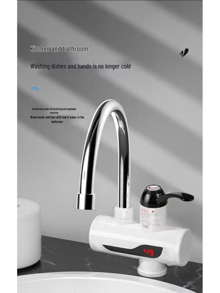 Dual-Use Instant Electric Hot Water Faucet for Kitchen & Bathroom