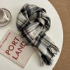 Selected 100 Small Wool Scarves Autumn and Winter Classic Plaid Scarves Unisex Warm Scarves