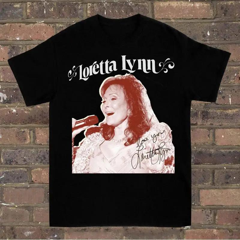Loretta Lynn Signature T Shirt Men's Cotton All Size