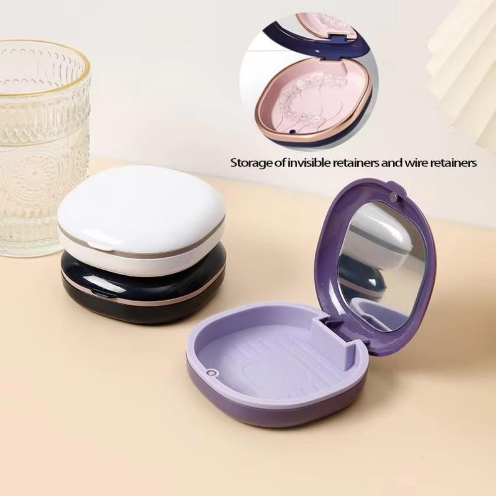 Portable Retainer Box Multifunctional Aligner Braces Case Oral Hygiene