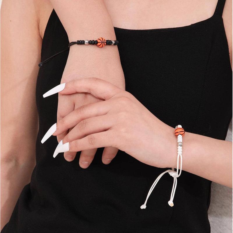 Yunjin hot-selling wax thread woven basketball bracelet team fan party gift bracelet spot