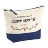 Makeup Bag - PLANETEE - Top Sports Coach - Large Size - Cotton - HD Printing (Made In France)