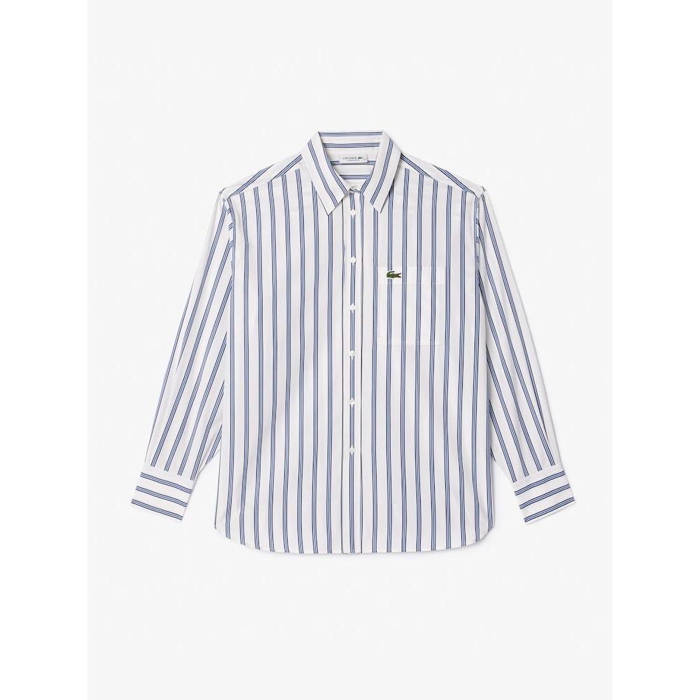 LacoSte Women S overSized Poplin Shirt Cf7706 54n Iba q2nCf7706 54nIba