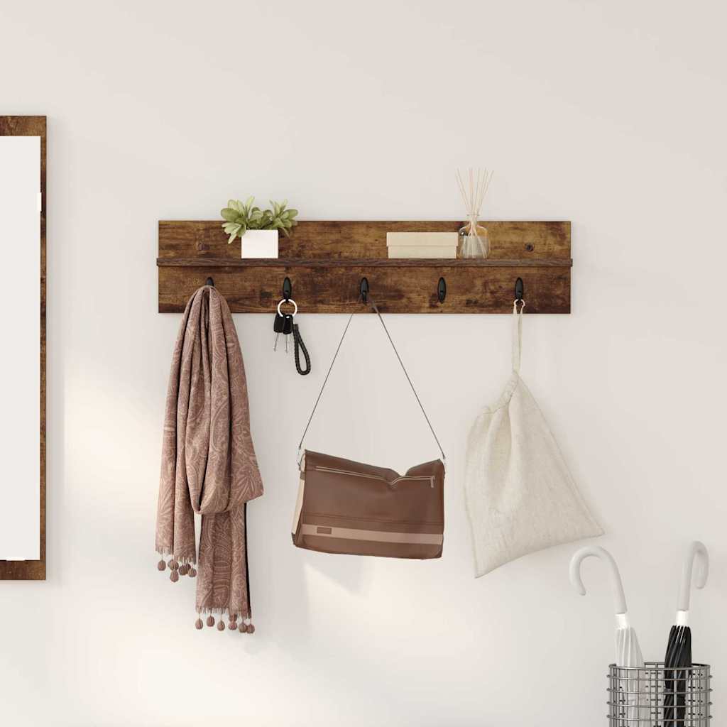 Wall Mounted Nightstand Wall Mount Smoked Oak