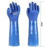 Thickened Frosted Non-slip Waterproof Oil-resistant Terry Cloth Acid & Alkali Resistant PVC Industrial Gloves