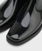 Firenze Atelier [Vibram] Minimal Semi-Square Zip-Up Boots 7430-Z [Box Black]
