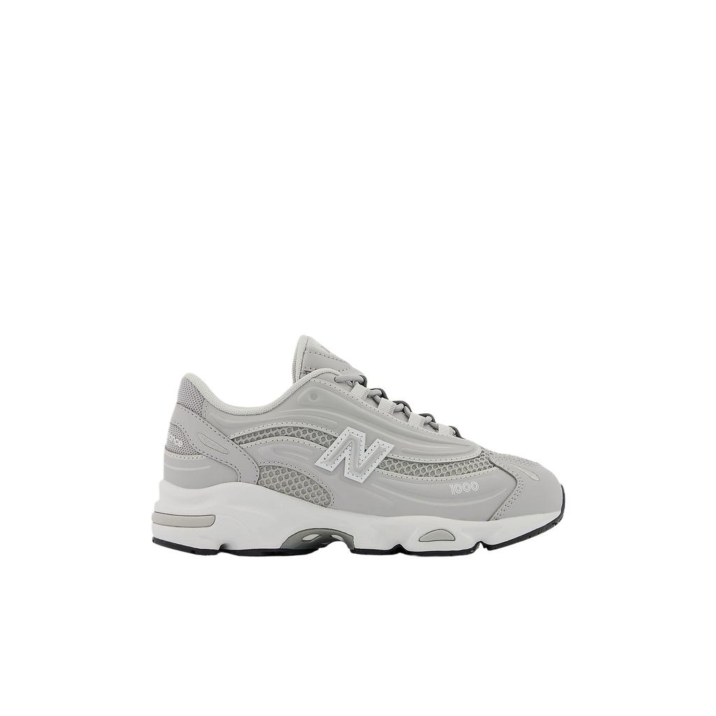 New Balance 1000 Mesh Sports Comfortable Simple Casual Shock Absorption Running Shoes Kids Running Shoes Gray White PV1000EK
