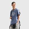Li-Ning Cooling Tea T Quick-Dry Cool Round Neck Pullover Casual Sports Knitted Short Sleeve T-Shirt Men Tops Dust-Blue ATSU591-4