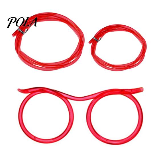 Paille en Plastique Flexible Lunettes Rigolotes Paille, Tube à Boire Lunettes Créatives pour Fêtes, Flexible Jus Soda Thé au Lait, Cadeau Gag Original Enfants