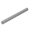 Rainbow Pig MOC Parts 3703 Brick 1 x 16 with 15 Holes DIY Compatible Assmble Building Blocks Particle Kid Brain Toys