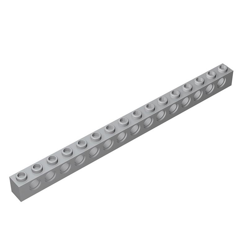 Rainbow Pig MOC Parts 3703 Brick 1 x 16 with 15 Holes DIY Compatible Assmble Building Blocks Particle Kid Brain Toys
