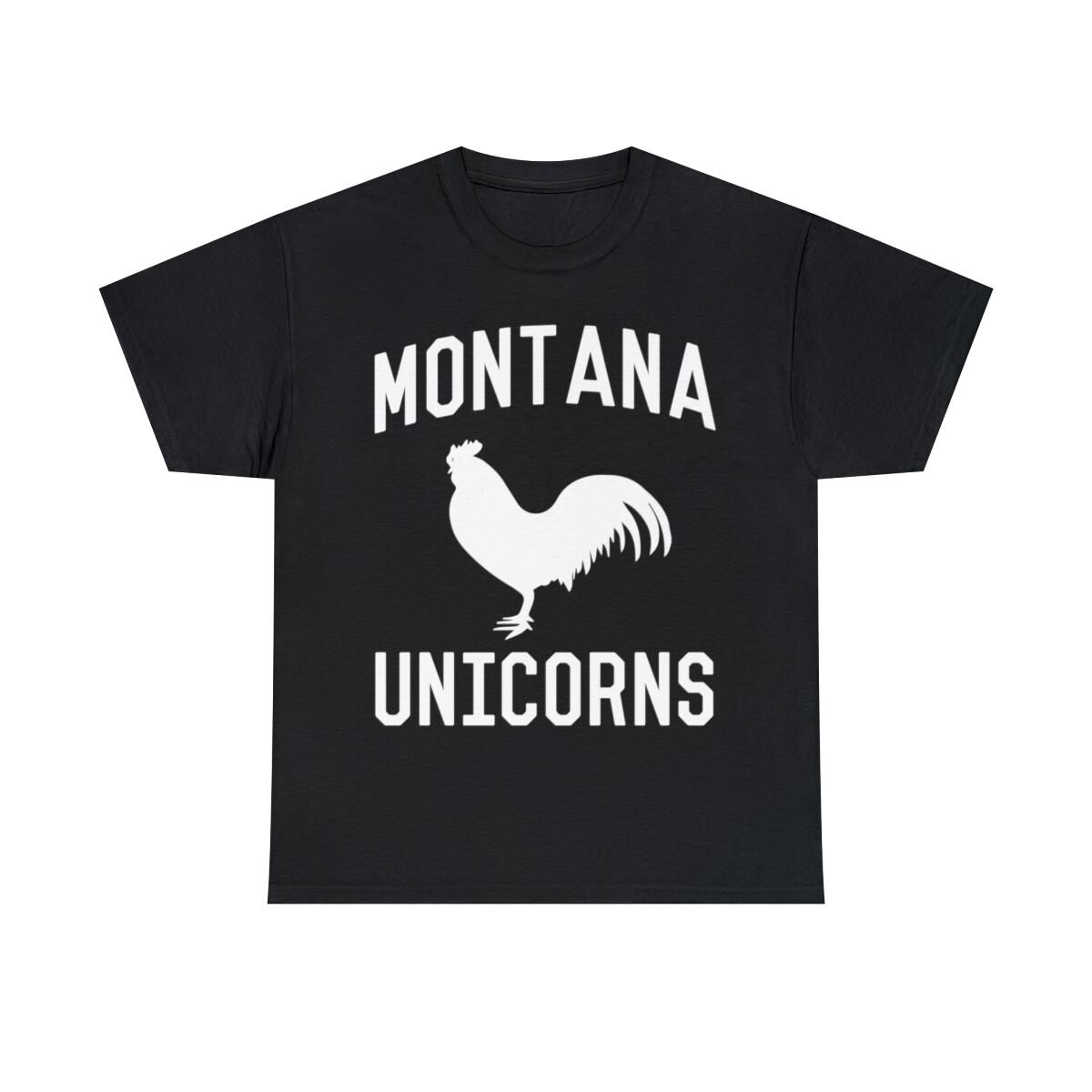 Montana Unicorns Graphic Tee Shirt, S-5XL S