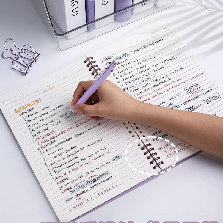 B5 Loose-Leaf Notebook: Hand-Friendly, Removable Coil, Thick A4 Paper, Perfect for Students