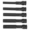 5pcs Wrench Hex Socket Head 1/2 Inch Drive Adapter Spanner Converter 8-14mm Square Hole Connector For Wrench Hand Tools