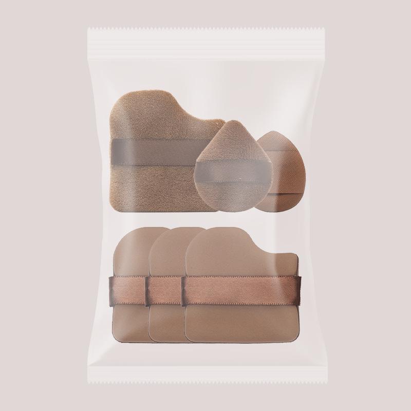 

Печенье-пуф с шоколадом Гуо: Не впитывающий, упругий, двухсторонний инструмент для макияжа с набором маленьких спонжей-пуховок.