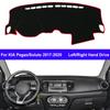 Car Auto Inner Dashboard Cover For KIA Pegas Soluto 2017 2018 2019 2020 Center Console Protector Carpet Dashmat Reduce Sun Shade