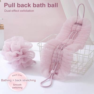 Bath Towel Nylon Back Scrubber Exfoliating Body Scrubber Men Women Shower Loofah Scrubber Quick-Drying Cleaning Towel