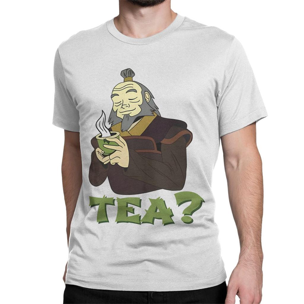 Macht Tee, nicht Krieg Iroh Herren Damen T-Shirts Avatar Der Herr der Elemente Freizeit T-Shirts T-Shirt Reine Baumwolle 4XL 5XL 6XL Kleidung