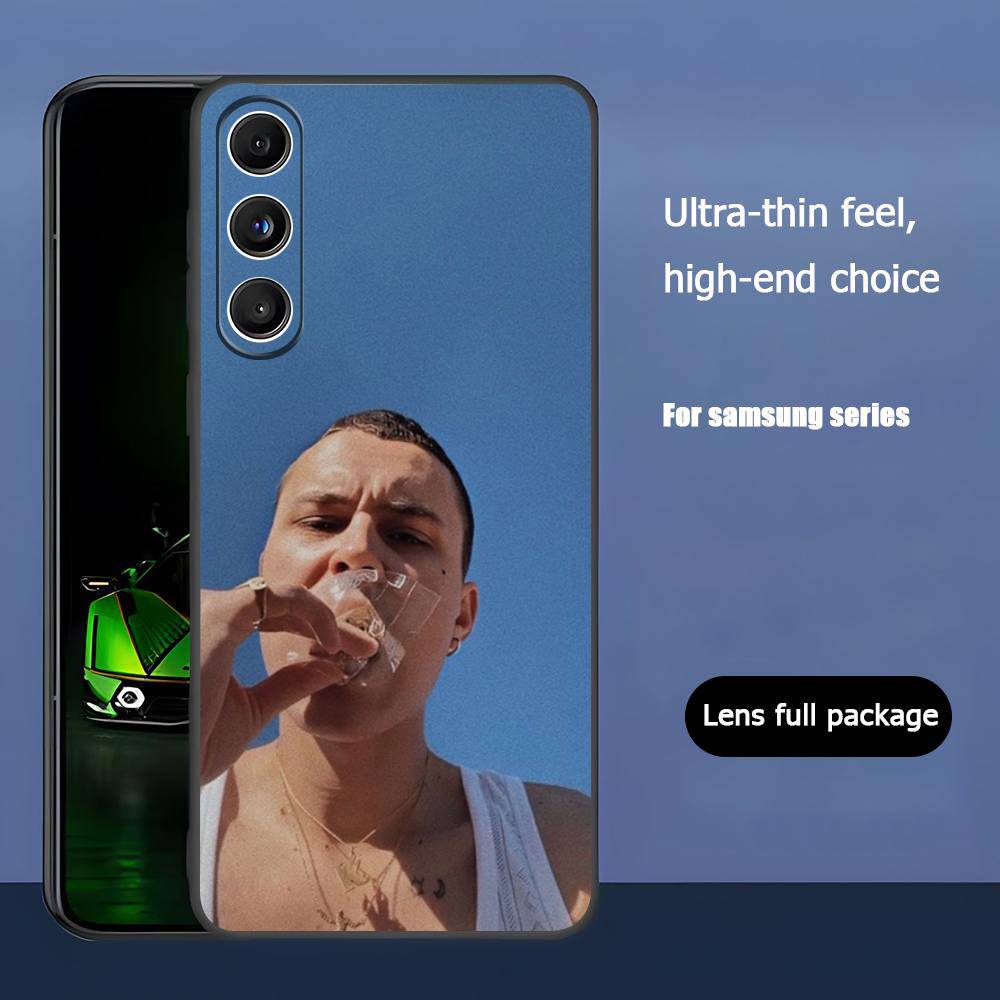 Aron Piper For Samsung Galaxy S23 S24 S25 Ultra S22 Plus S21 Black Soft Case Waterproof Soft Case