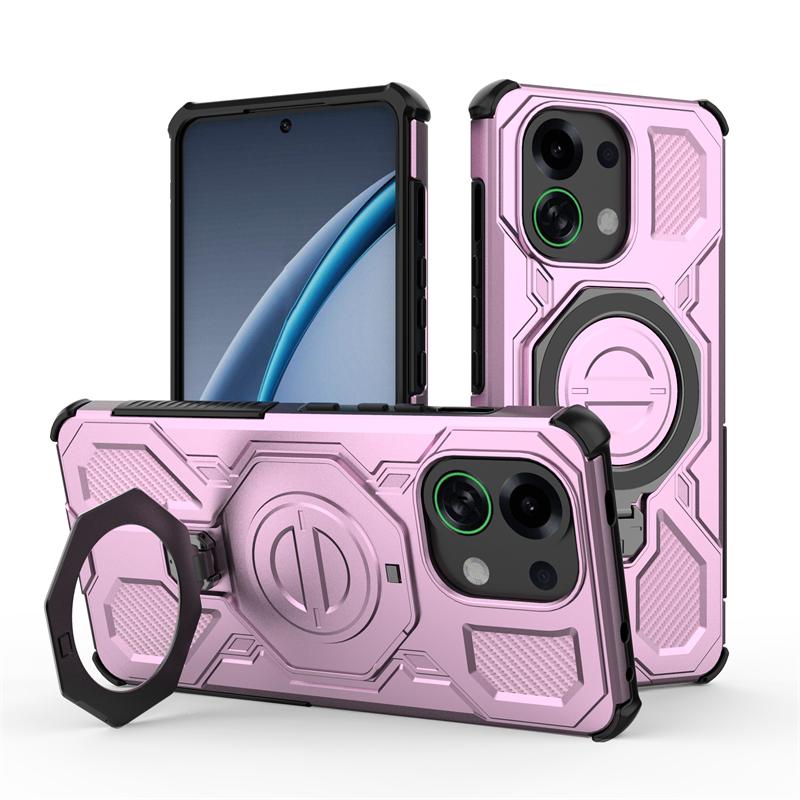 Magnetic Wireless Charge Cover For Oppo K13 Turbo Pro Phone Holder Armor Back Case Oppo K13 Turbo Cover For Oppo K13 Turbo Case