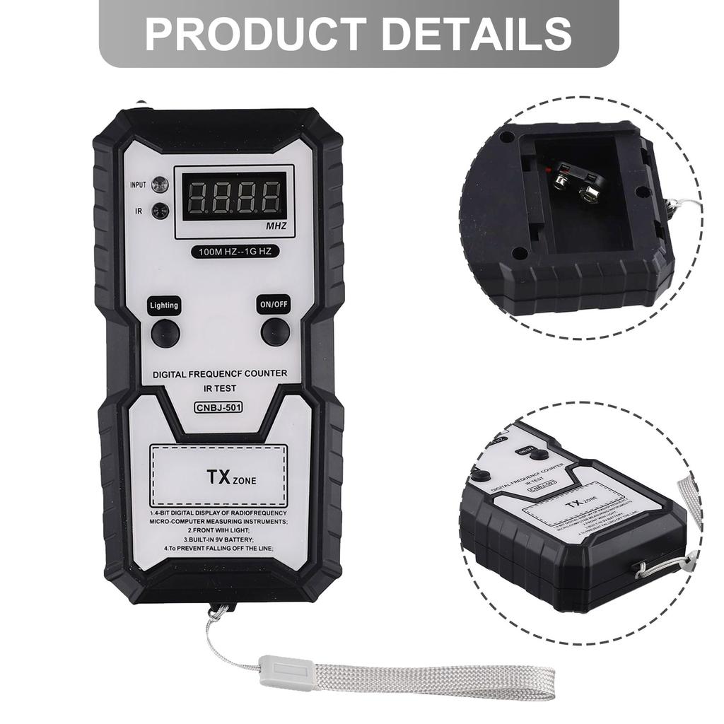 For Professionals And Hobbyists Digital Frequency Tester Infrared Sensor Tester Fallproof Frequency Adjustment
