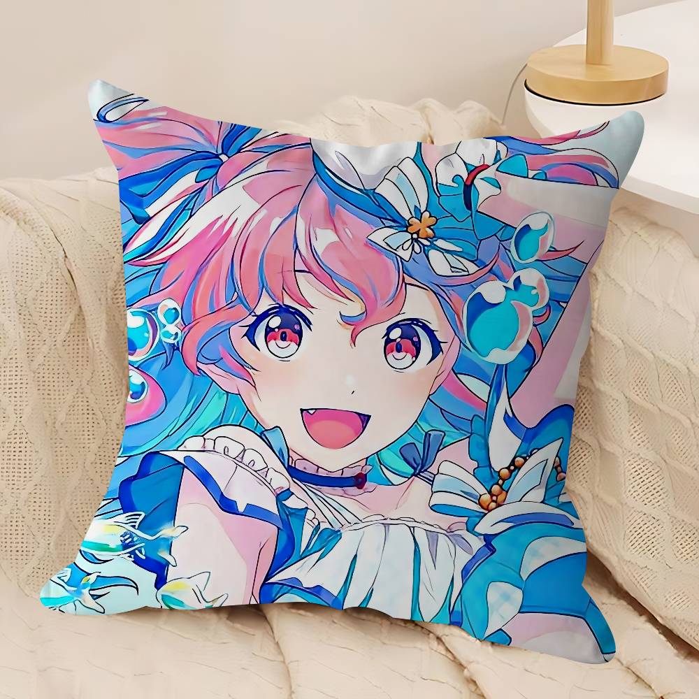 A-Airi Momoi Cartoon Pillow Gifts Home Office Furnishings Bedroom Sofa Car Cushion Cover Case 45x45cm