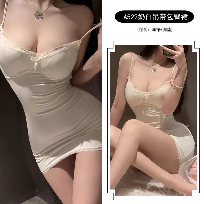 Sexy underwear pure desire suspender waist tight skirt flirting no temptation dress
