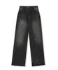 AVANDRESS Snap Wide Denim Pants Blue
