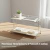 Desktop Storage Rack Multipurpose 2-Tier Countertop Organizer Non-Slip