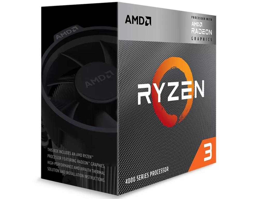AMD Ryzen 3 4300G BOX Socket AM4 4 8 Threads Warranty / Cores, / 3.8GHz, 3-Year [Used]