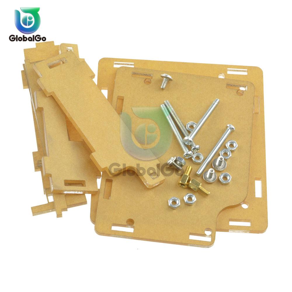 GM328B Mega328 LCR-T4 Box Clear Acrylic LCR-T3 Case Shell Housing For LCR-T4 Transistor Tester ESR SCR/MOS LCR T4