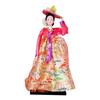 Hanbok Doll Mini Portable Korean Geisha Doll Traditional Handicraft for Birthday Presents Store Tabletop Household Bookshelf