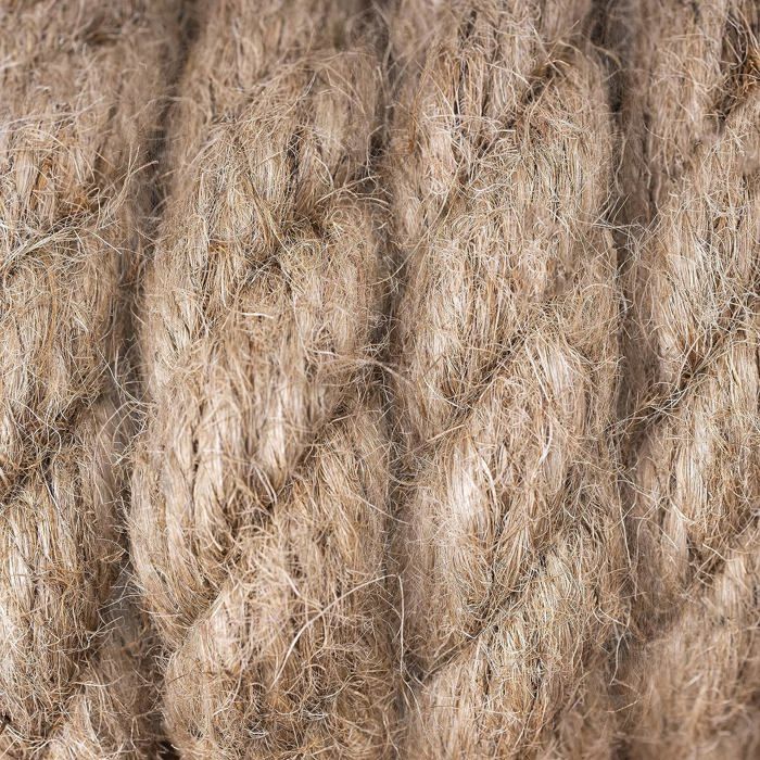 Creative Deco 10m Corde De Jute Epaisseur 20mm - Ficelle Jute - Griffoir Pour Chat - Ficelle Jardin - Corde Arbre À Chat