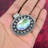 Rainbow Mystic Topaz Pendant, 925 Solid Sterling Silver Gemstone Jewelry, Handmade Pendant, For Thanksgiving