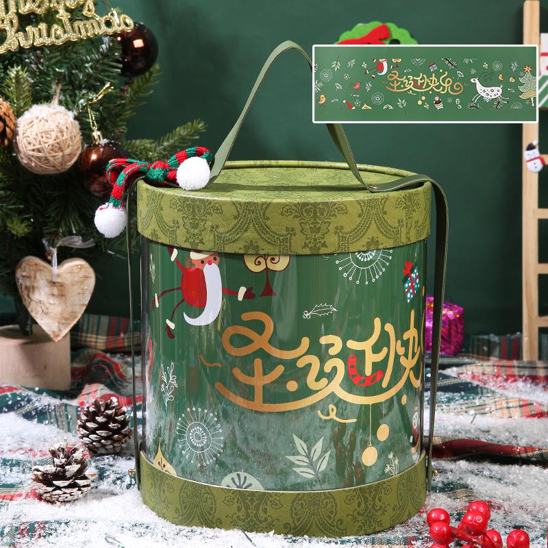Original Christmas Gift Box: Snack Nuts, Hat, and Purse Set Souvenir