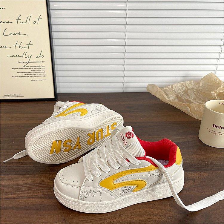22 spring, summer, autumn and winter new board shoes student shoes low-top round head belt