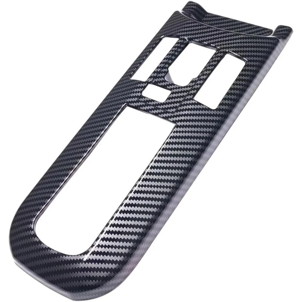 Gear Shift Collar for 2023 Toyota Prius 60 Series Modified Frame Center Console Panel ABS Carbon Fiber Style