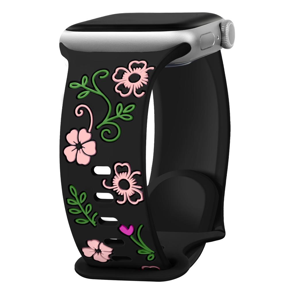 Graviertes Armband für Apple Watch Band 42mm 44mm 46mm 45mm 41 40 49 Sport Armband iWatch Serie 11 10 9 8 7 SE 6 5 Ultra 3