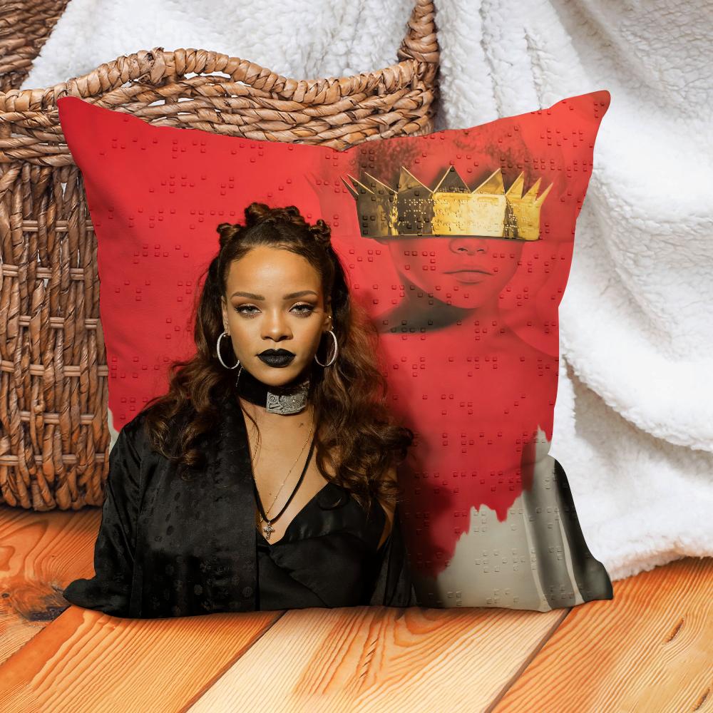 Singer R-Rihanna-A Anti Pillow Case Home Decoration Cushion Cover Suitable For Office Sofa Bedroom Car